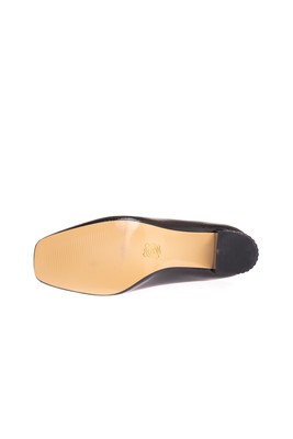  Kent Shop Siyah Rugan 6 Cm Kadın Topuklu Ayakkabı