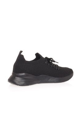  Kent Shop Siyah Triko 3 Cm Kadın Trıko Spor  Ayakkabı