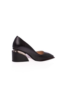  Kent Shop Siyah 6 Cm Kadın Topuklu Ayakkabı