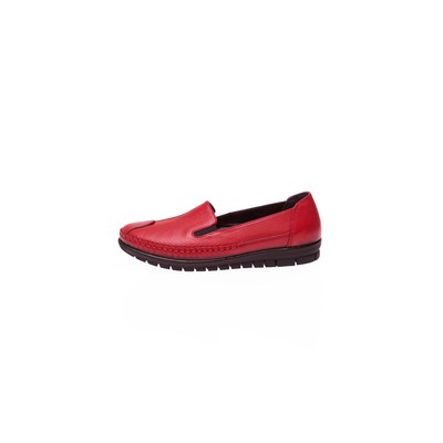  Kent Shop Kırmızı %100 Deri Kadın Comfort Ayakkabı
