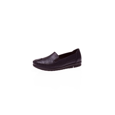  Kent Shop Lacivert %100 Deri Kadın Comfort Ayakkabı