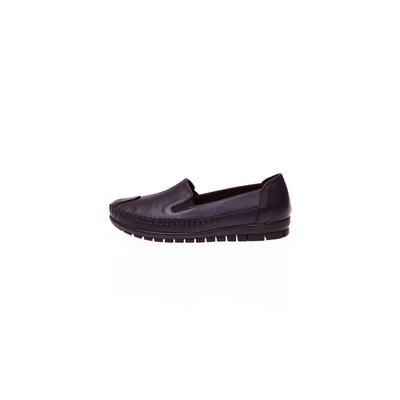  Kent Shop Lacivert %100 Deri Kadın Comfort Ayakkabı
