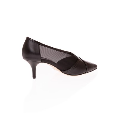  Kent Shop Siyah Süet 6 Cm Kadın Topuklu Ayakkabı