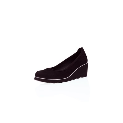 Kent Shop Siyah Süet %100 Deri Comfort Kadın Ayakkabı