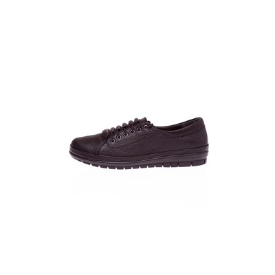  Kent Shop Siyah %100 Deri Kadın Comfort Ayakkabı