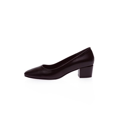  Kent Shop Siyah Rugan Topuklu Kadın Topuklu Ayakkabı