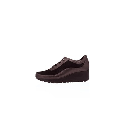  Kent Shop Platin %100 Deri Kadın Comfort Ayakkabı